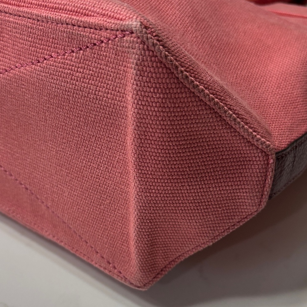 Coach Pink Tote with Red and Orange Straps - Picture 10 of 17